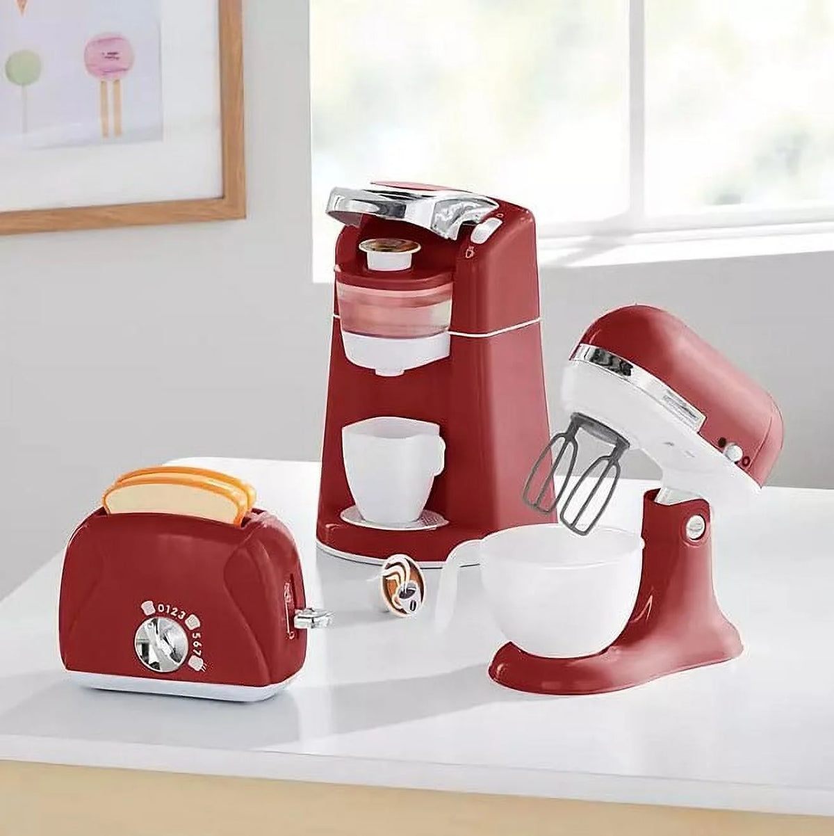 3-Pc. Gourmet Kitchen Appliance Set (Red) F361225
