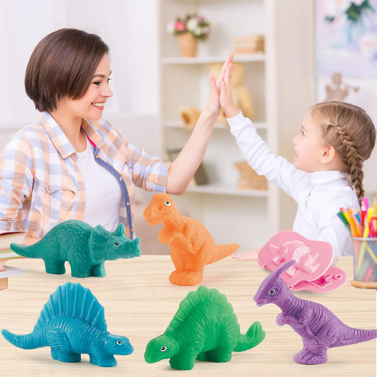 Dinosaurs World Color Dough Set with Tool Cutters Molds U76502