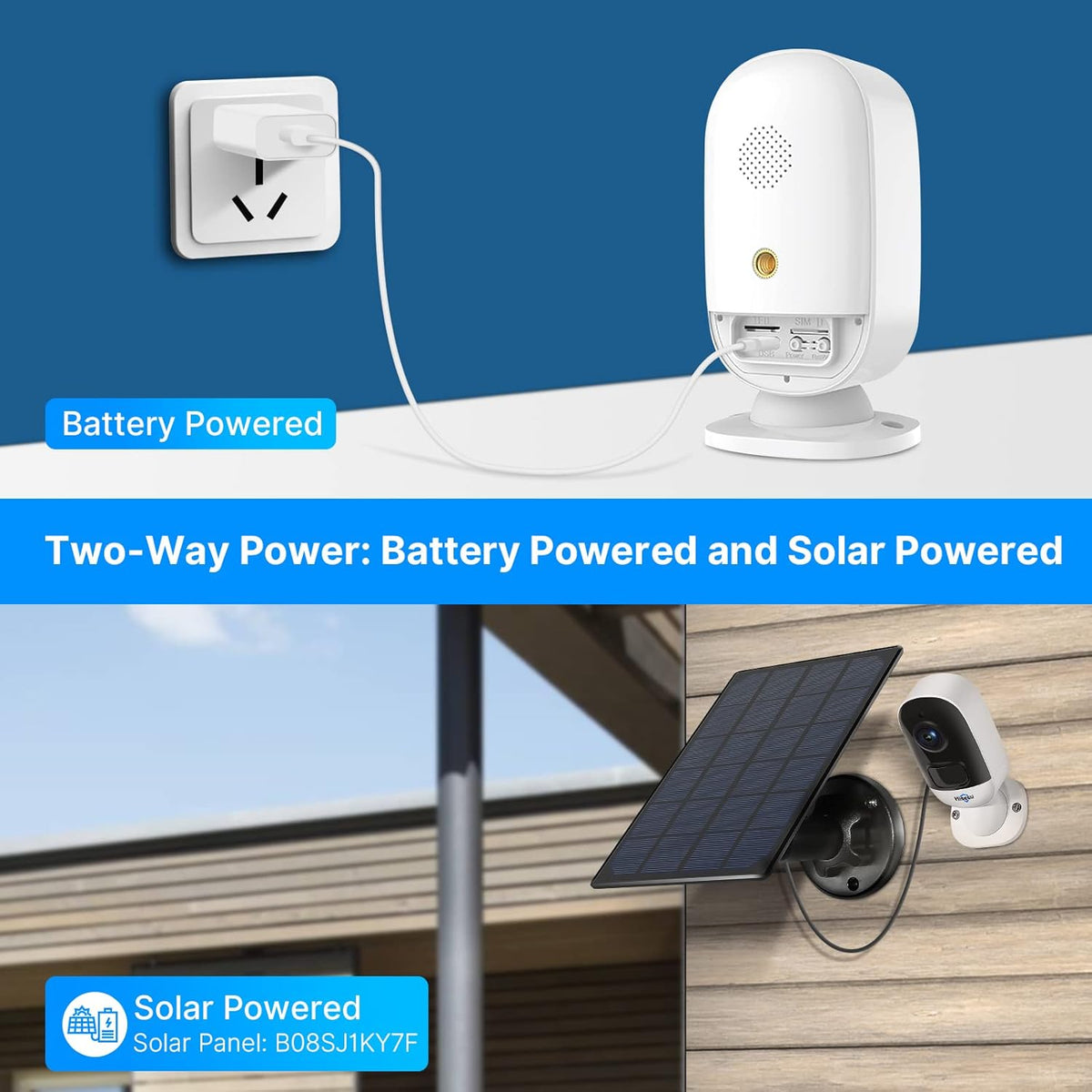 2K Wireless 2-Cam Security Camera System, IP66 Waterproof, Night Vision K72470