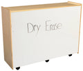 Storage Unit with Dry Erase Back and 3 Shelves L103367