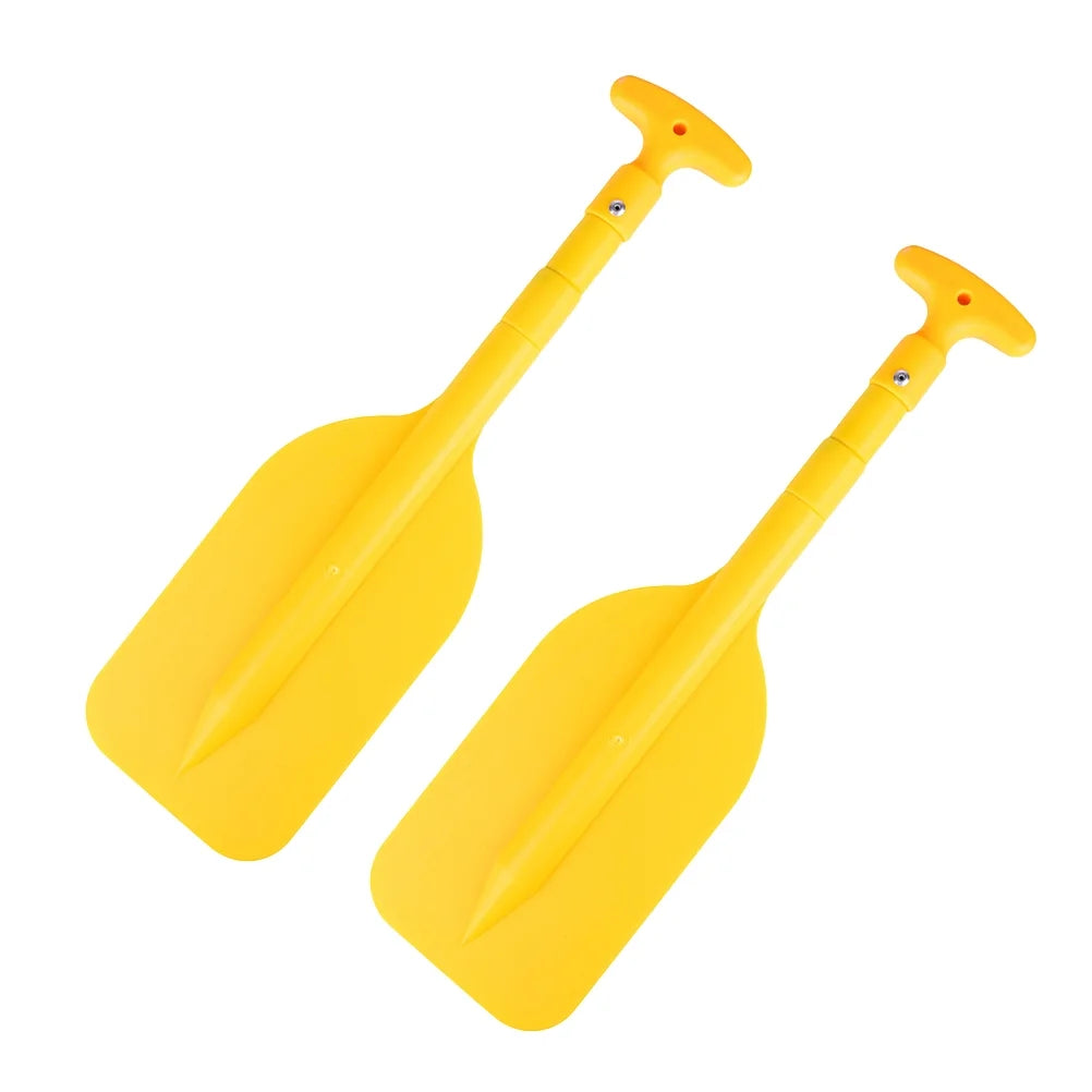 2 Pcs Aluminum Alloy Double Ended Collapsible Kayak Paddle G2449