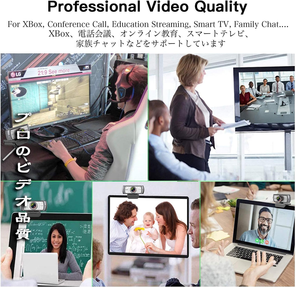 Full HD 1080P Webcam with Microphone J6341
