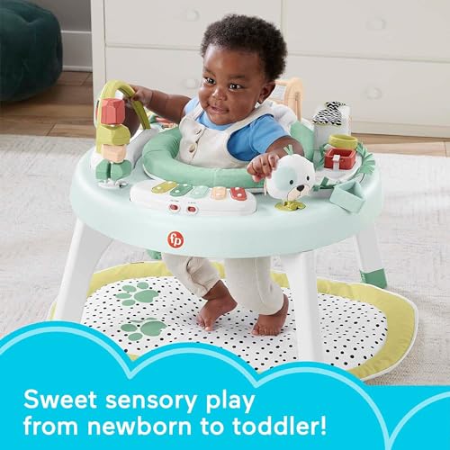 3-in-1 Baby Activity Center & Portable Chair with Developmental Toys & Machine Washable Seat Pad S82498