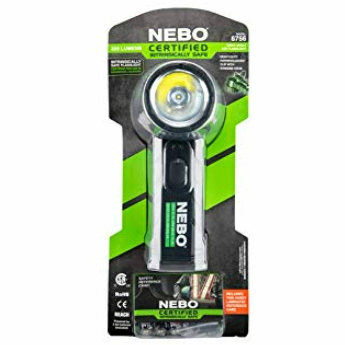 Intrinsically Safe Right Angle LED Flashlight R452