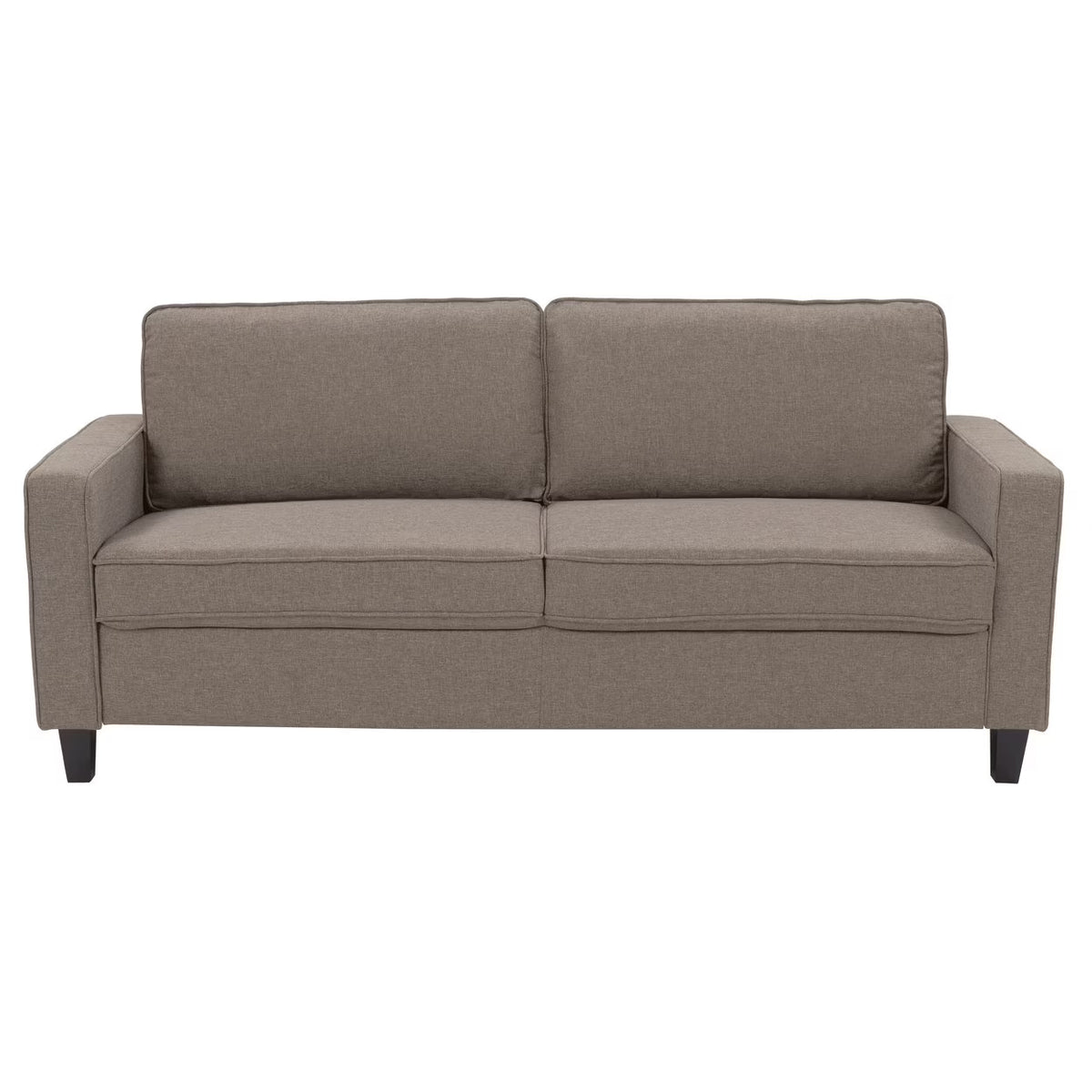 Taupe Brown Fabric Three Seater Sofa K8282
