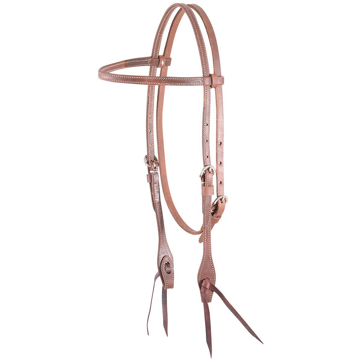 1/2x22 Stitched Browband Headstall H117