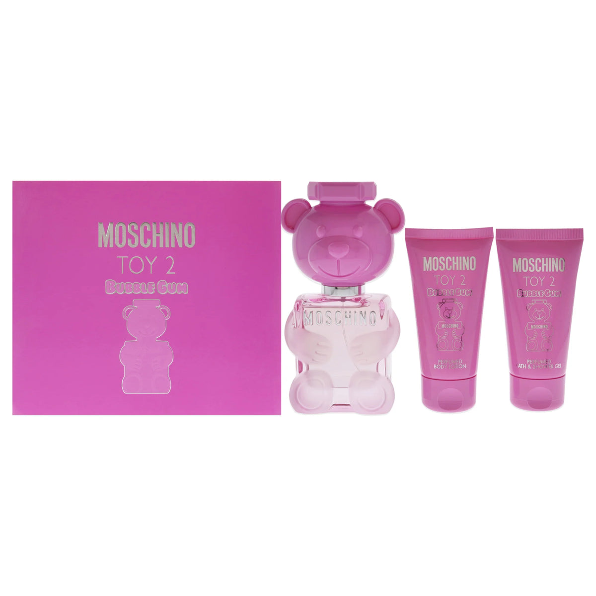 3 Pc EDT Spray Body Lotion Bath and Shower Gel Gift Set W7452