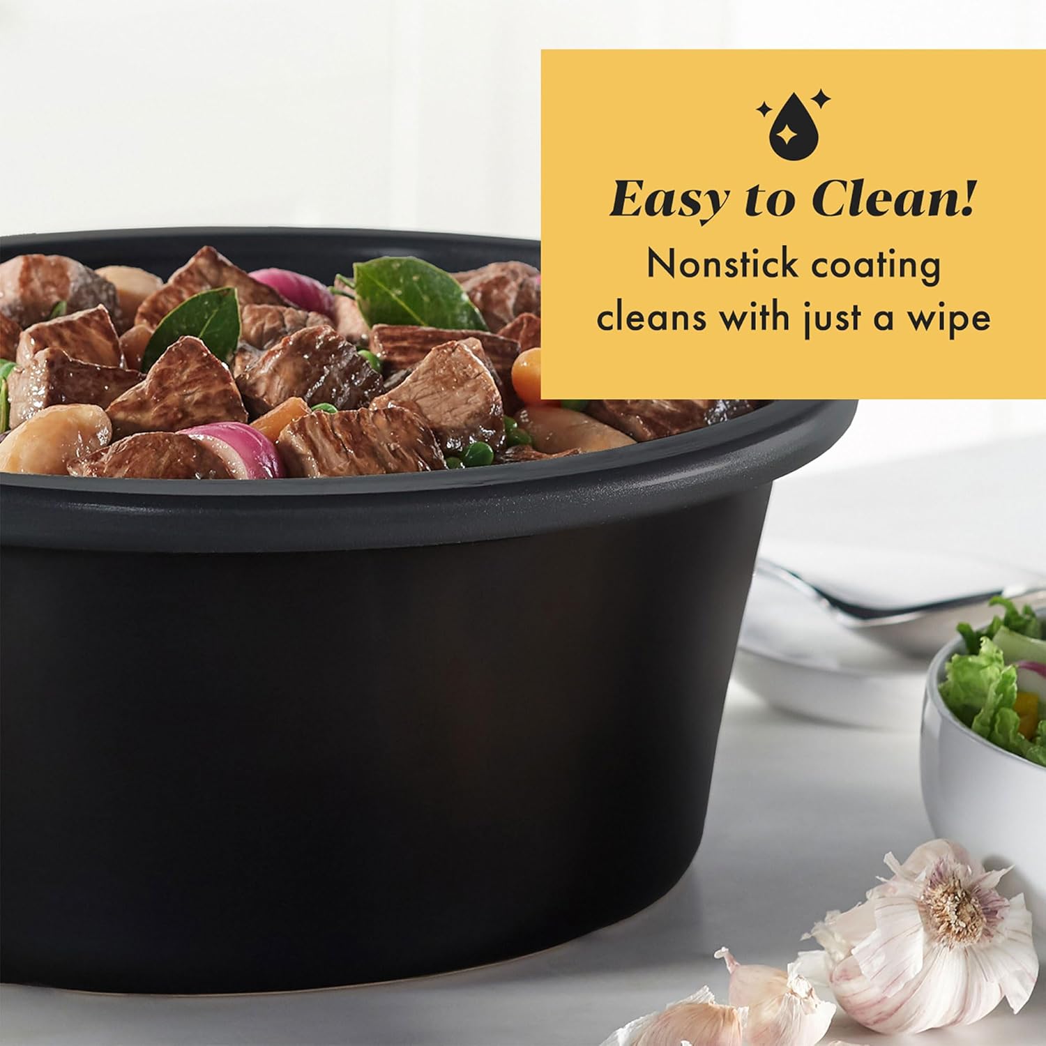 7 Quart Programmable Slow Cooker with Removable Stoneware I37483
