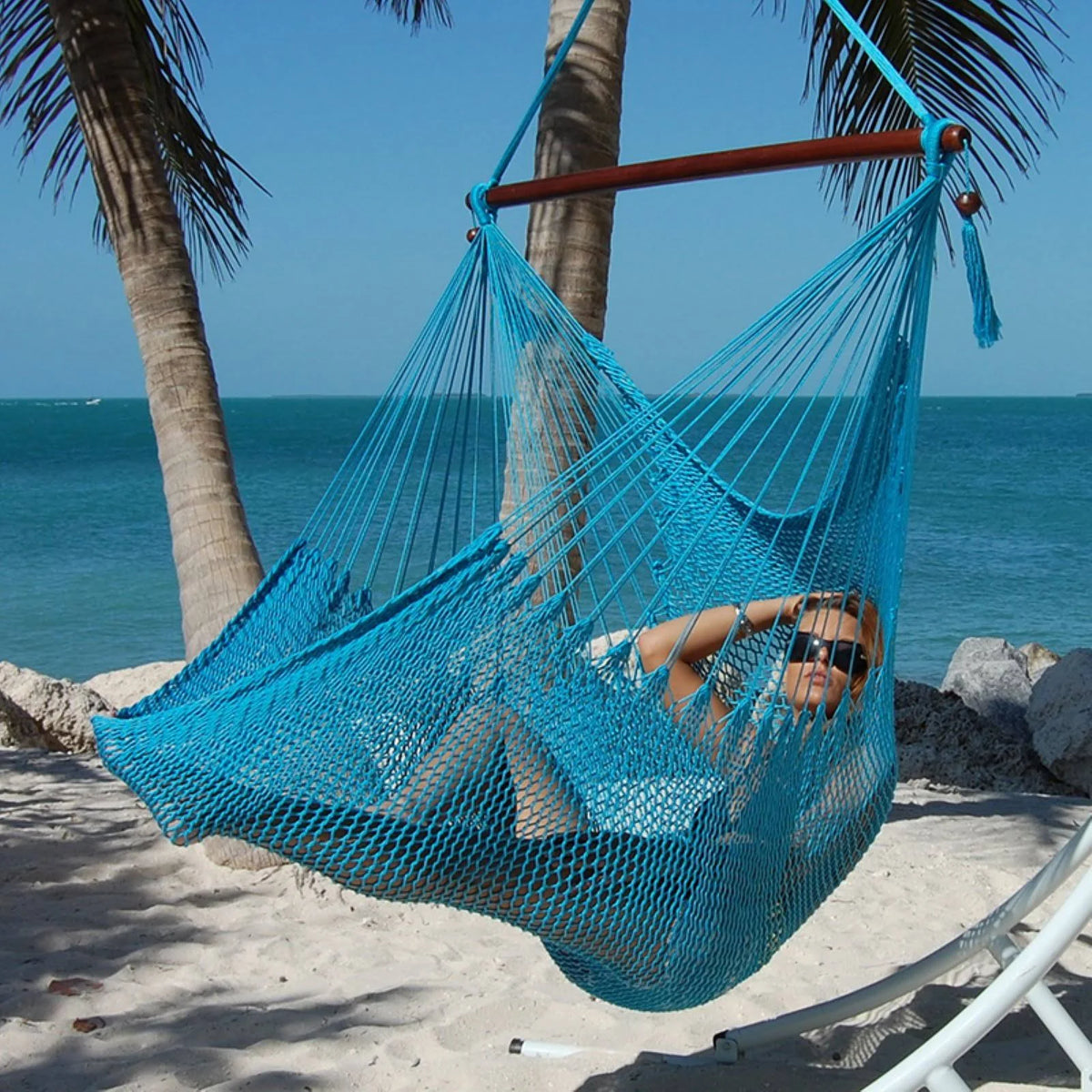 Light Blue Large Hammock Chair N3537