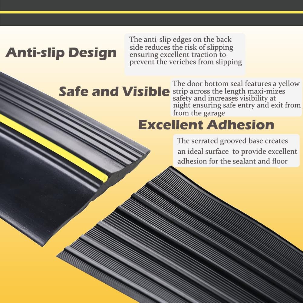 20Ft Rubber Garage Door Threshold Seal Weather Stripping S453