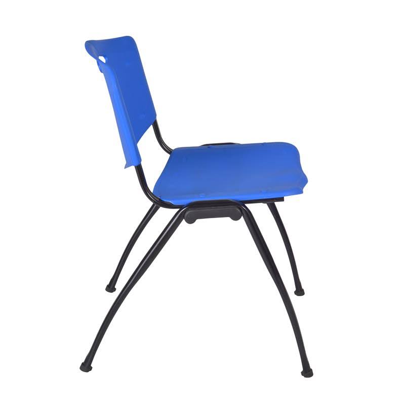 Square Breakroom Table with 4 Stack Chairs G67082