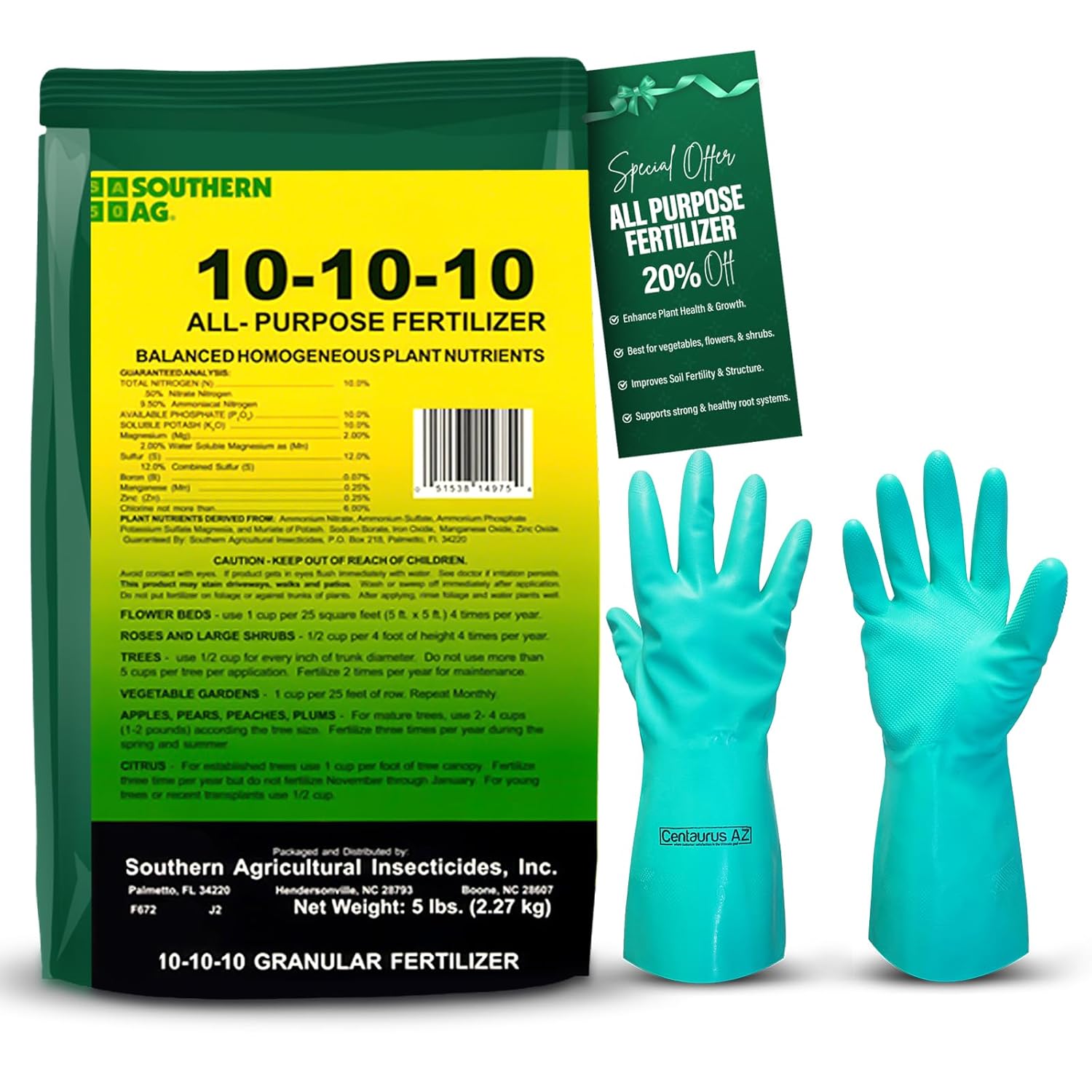 10-10-10 All-Purpose Granular Fertilizer 5LB W712
