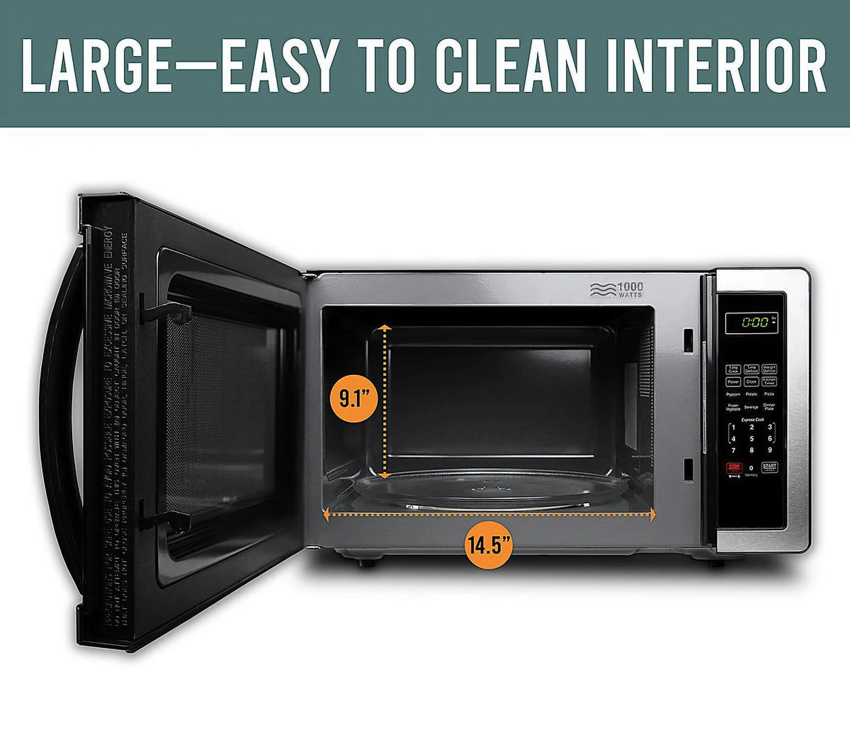 1.1 Cu. Ft. Countertop Microwave Oven I89215