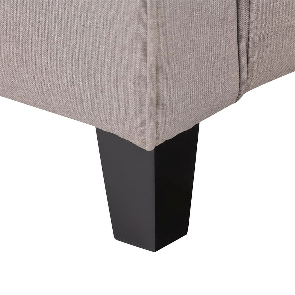 Taupe Brown Fabric Three Seater Sofa K8282