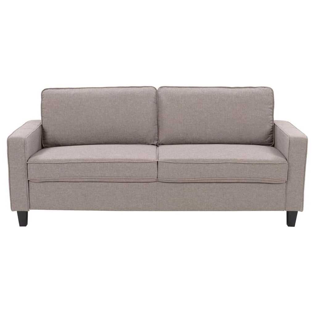 Taupe Brown Fabric Three Seater Sofa K8282