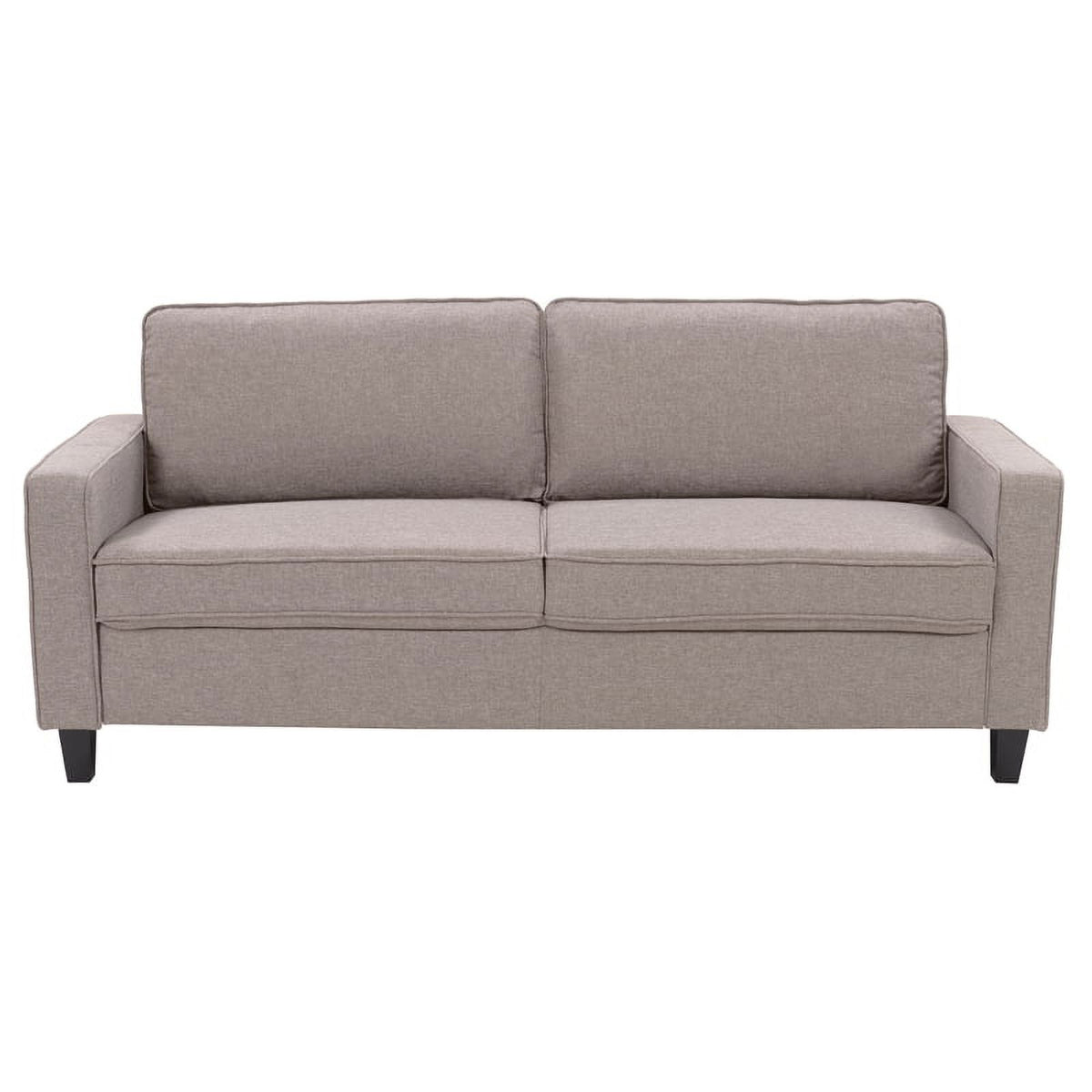 Taupe Brown Fabric Three Seater Sofa K8282