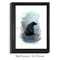 Painting on Wrapped Framed Canvas Q994