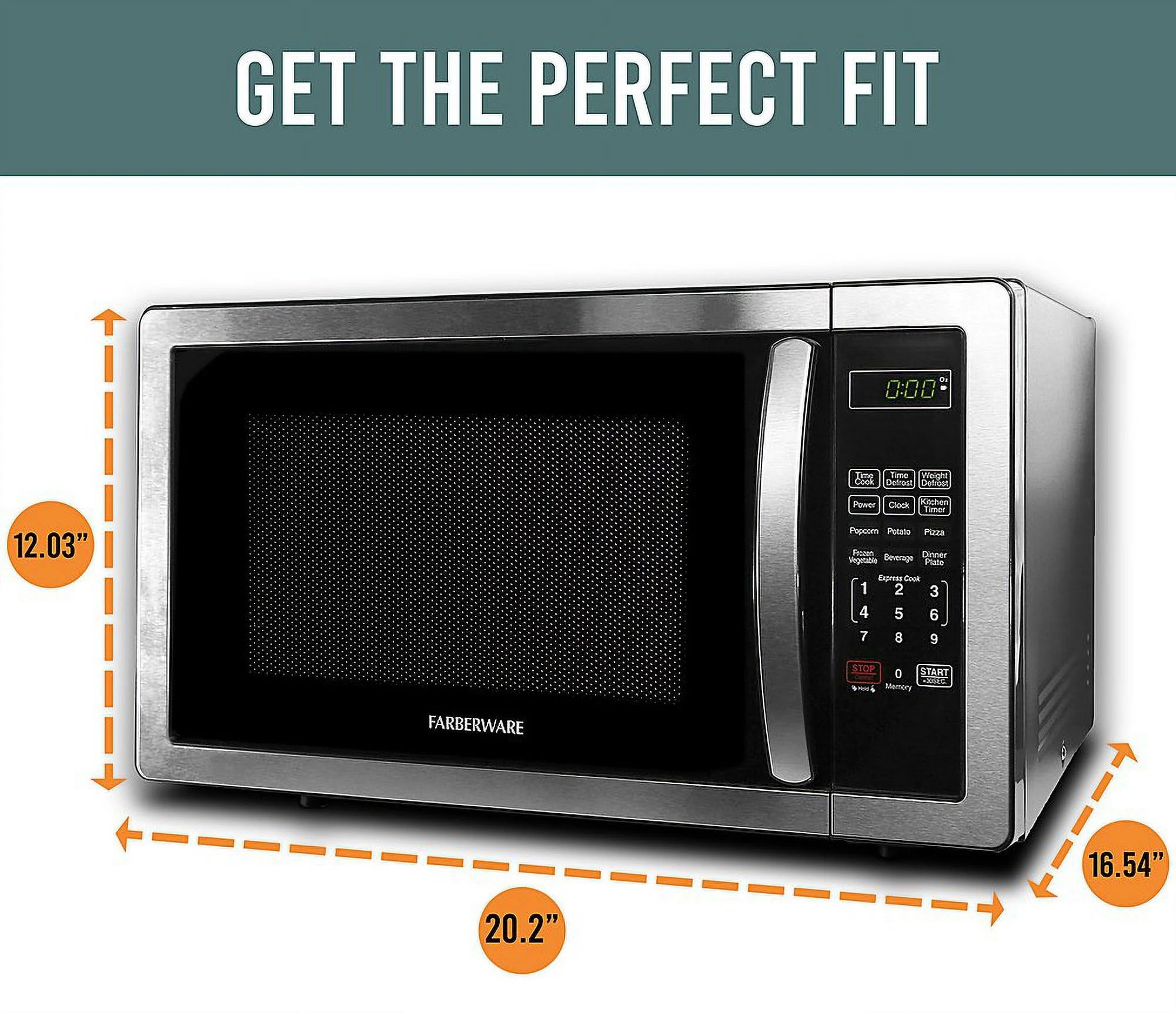 1.1 Cu. Ft. Countertop Microwave Oven I89215
