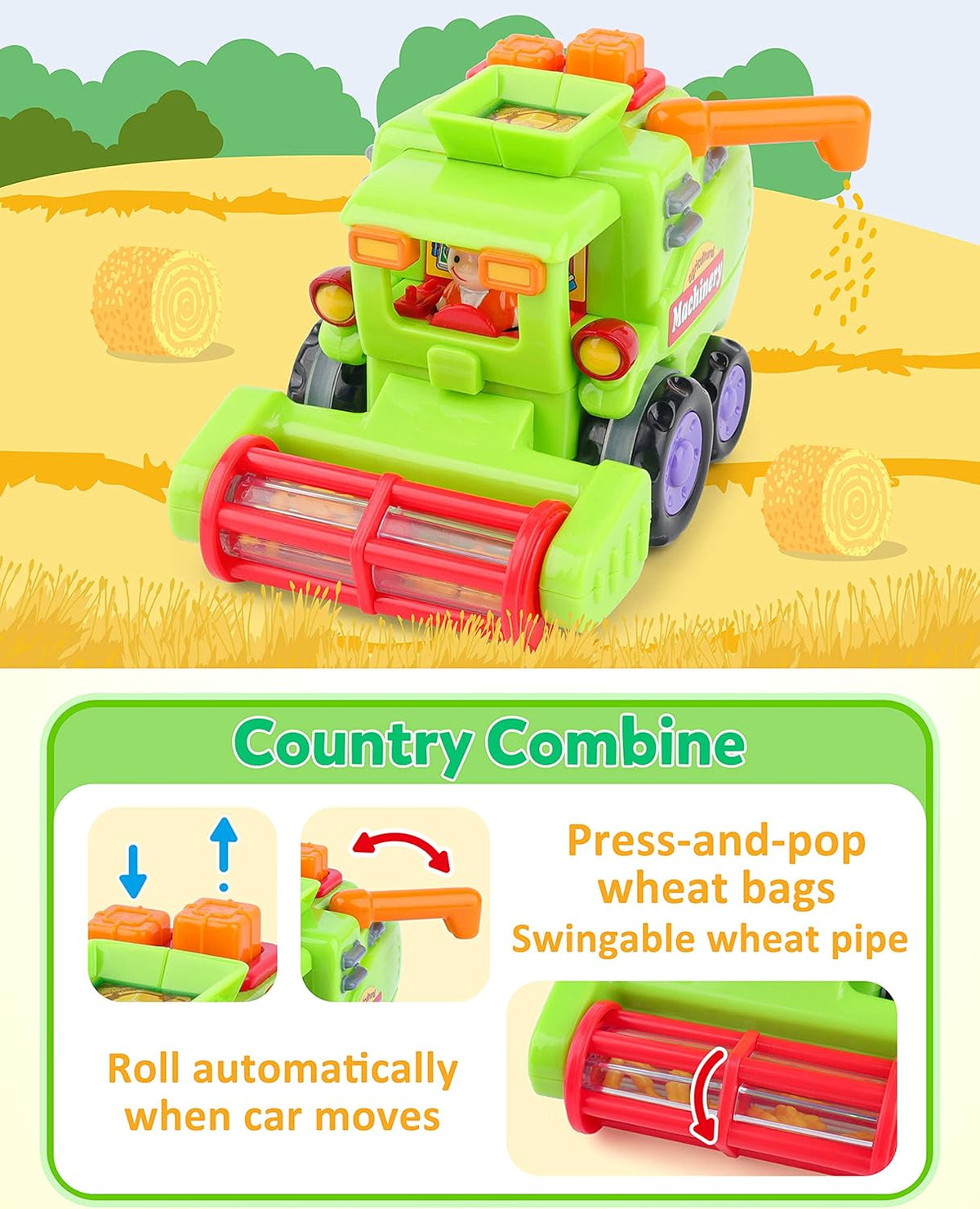 3 Pack Construction Vehicles Toy Set T735125