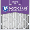 18x18x2 Pleated MERV 8 AC Furnace Air Filters Qty 12 Y268