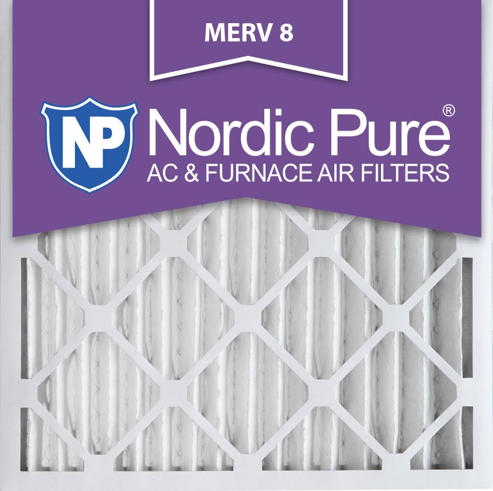 18x18x2 Pleated MERV 8 AC Furnace Air Filters Qty 12 Y268