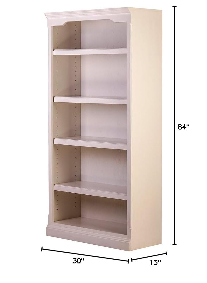 Whitewash Alder Bookcase E1922