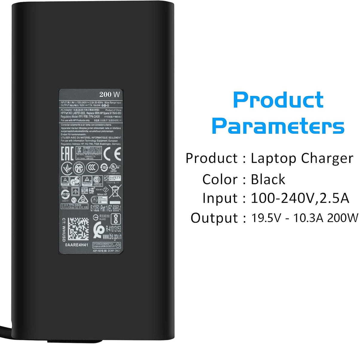 200W AC Laptop Power Adapter E2988