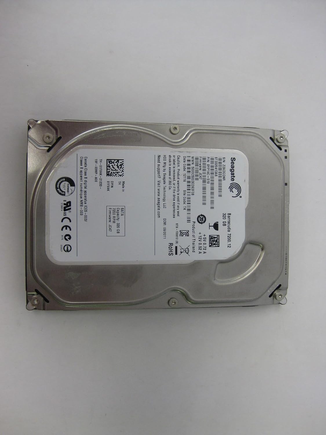 1 TB 7200RPM SATA 32 MB Cache 3.5-Inch Bare Drive L394214