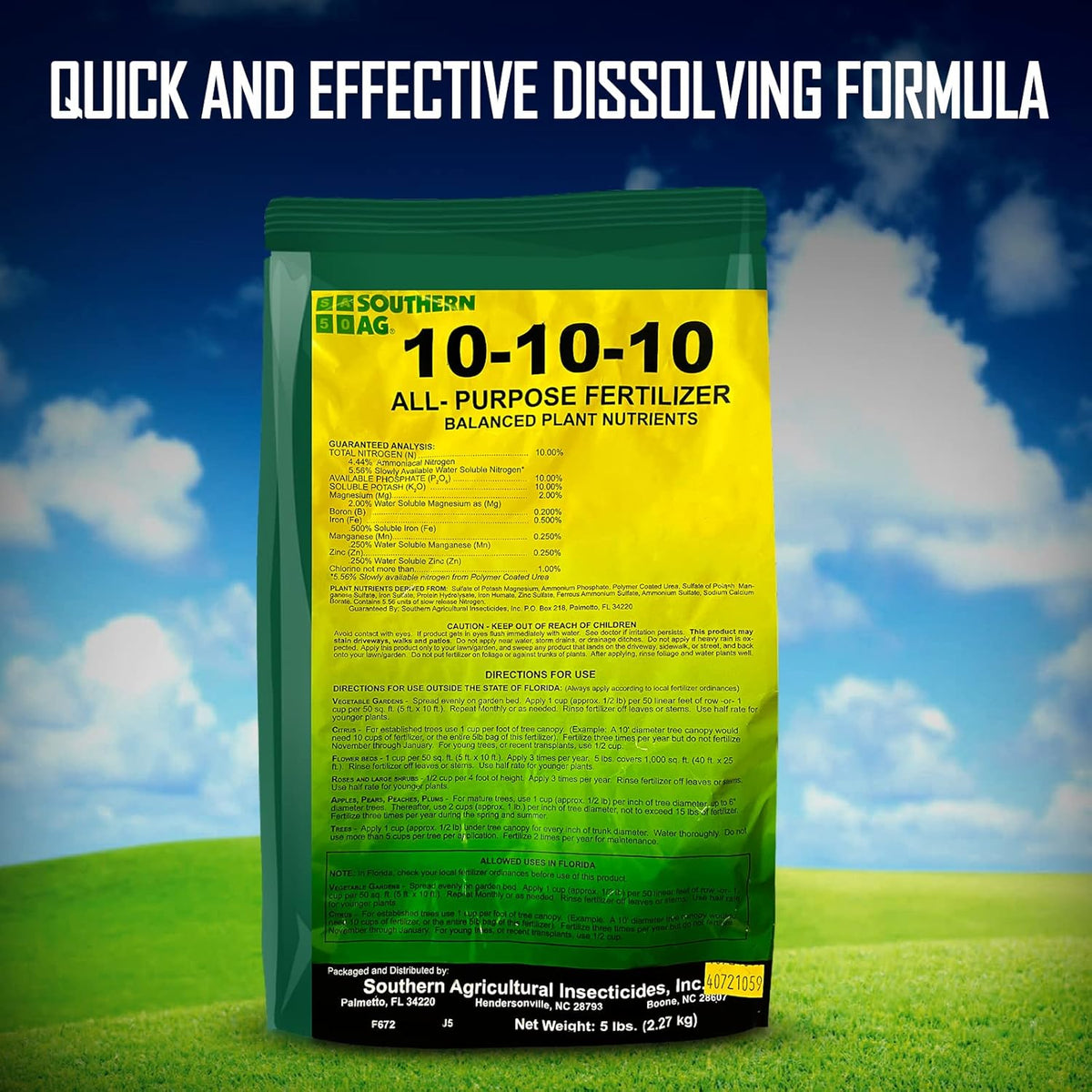 10-10-10 All-Purpose Granular Fertilizer 5LB W712