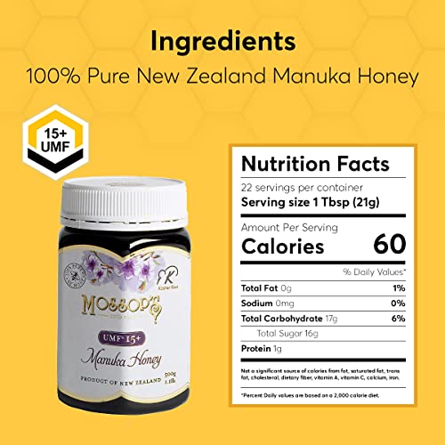 1.1lb Raw Manuka Honey UMF 15+ MGO 514+ P616