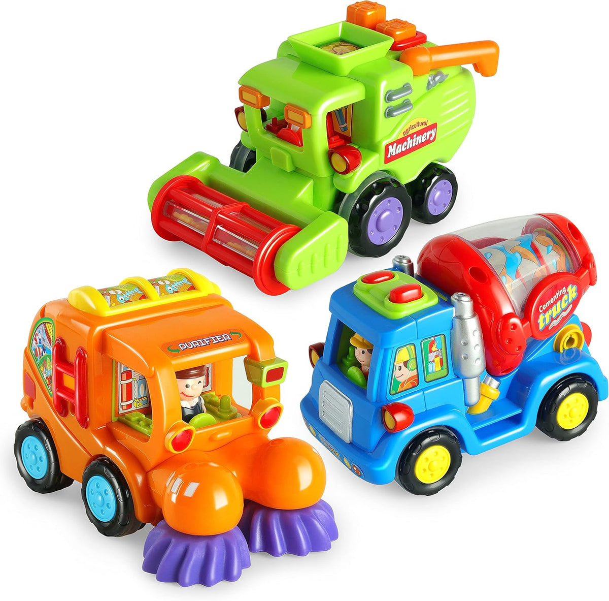 3 Pack Construction Vehicles Toy Set T735125