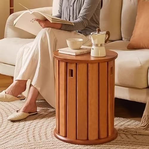 Stackable Stools Set of 4 Wood M9746