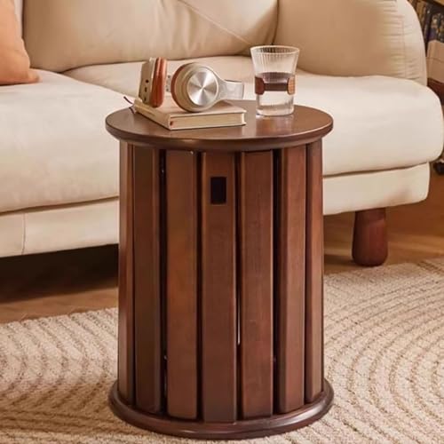 Stackable Stools Set of 4 Wood M9746
