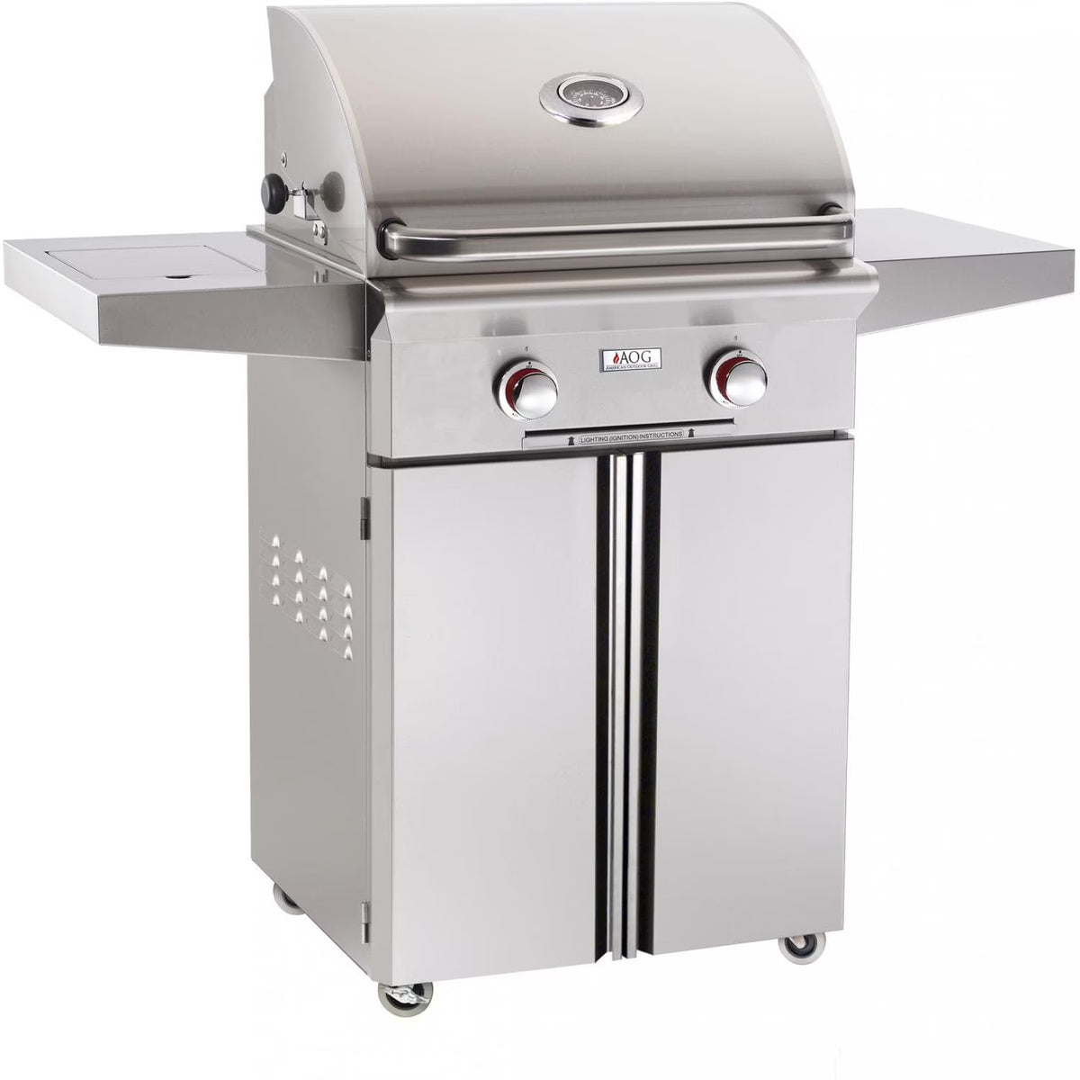 24 Inch Propane Gas Grill On Cart G486610