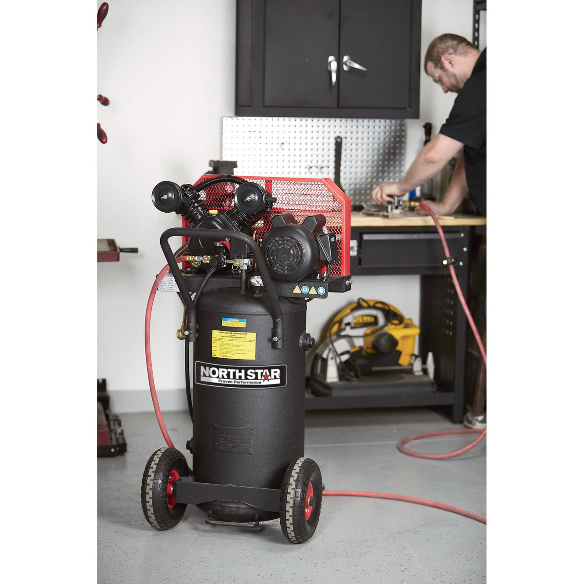 2 HP 20-Gallon Vertical Electric Air Compressor R827137