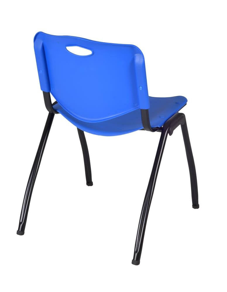 Square Breakroom Table with 4 Stack Chairs G67082