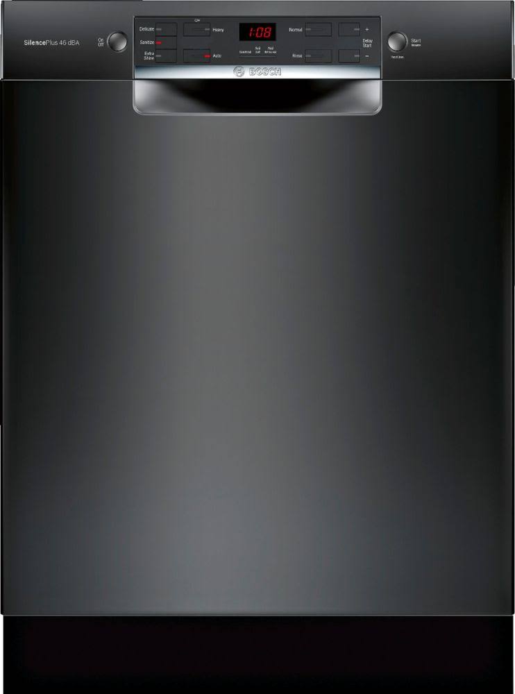 24x22 Recessed Handle Dishwasher in Black B199