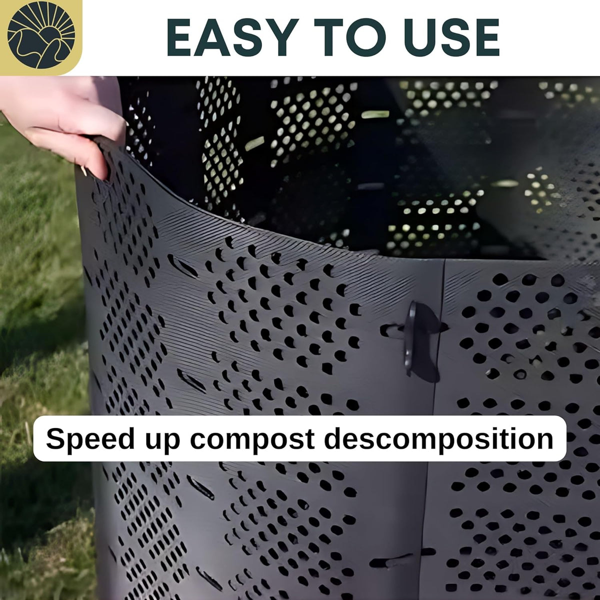 Large Capacity Outdoor Compost Bin T4254