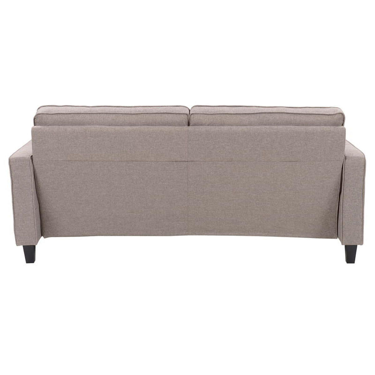 Taupe Brown Fabric Three Seater Sofa K8282