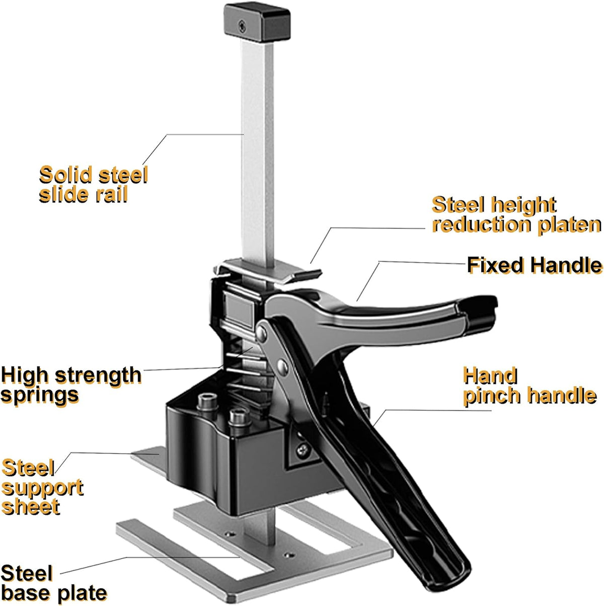 2PCS Hand Jack Lift Tool, Weight Capacity 374 lbs C108620