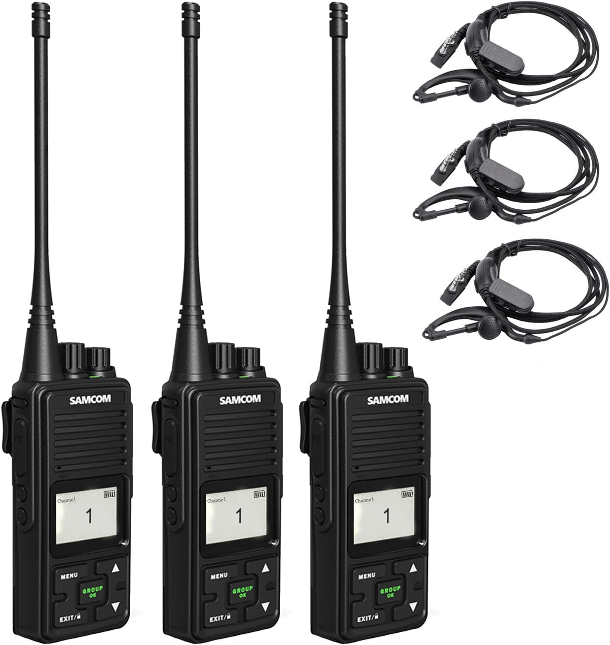 2 Pack 3000mAh UHF Walkie Talkie A193