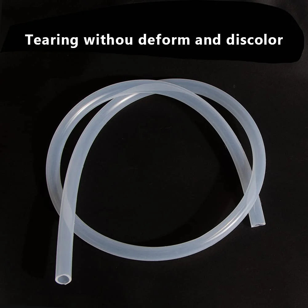 3/8" ID x 9/16" OD Silicone Tubing Food Grade Pure Silicon Tube, 3.28ft Length H11058