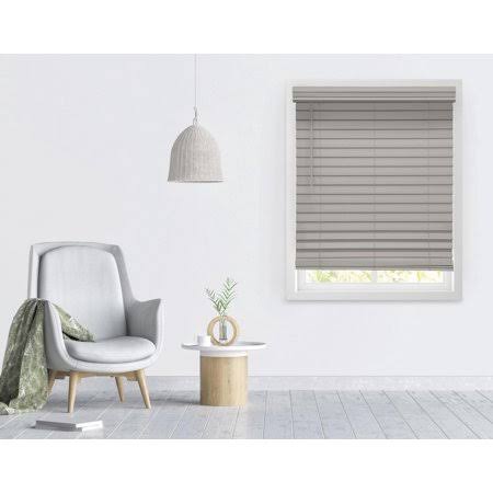 2.5 inch Cordless Faux Wood Blinds E8777
