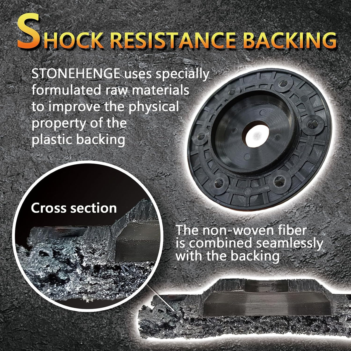10 Pack Abrasive Strip Discs for Angle Grinders H905