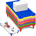 16 Pcs Stackable Toddler Nap Cots with Sheets Set P22964
