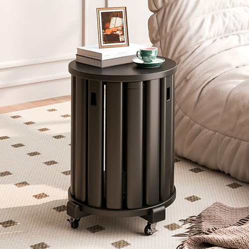 Stackable Stools Set of 4 Wood M9746