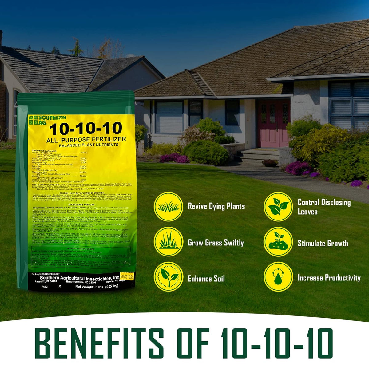 10-10-10 All-Purpose Granular Fertilizer 5LB W712