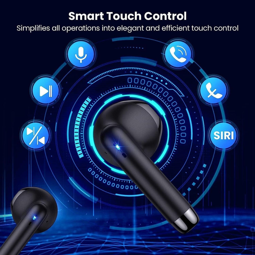 Black TWS Wireless Bluetooth 5.0 Earbuds with Charging Case S2281