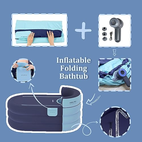 Foldable Inflatable Bathtub with Electric Air Pump T7755