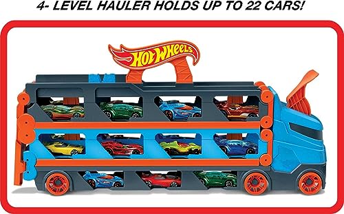 3 1:64 Scale Cars Storage Carrier with 6-Foot Drag Race Track O33913